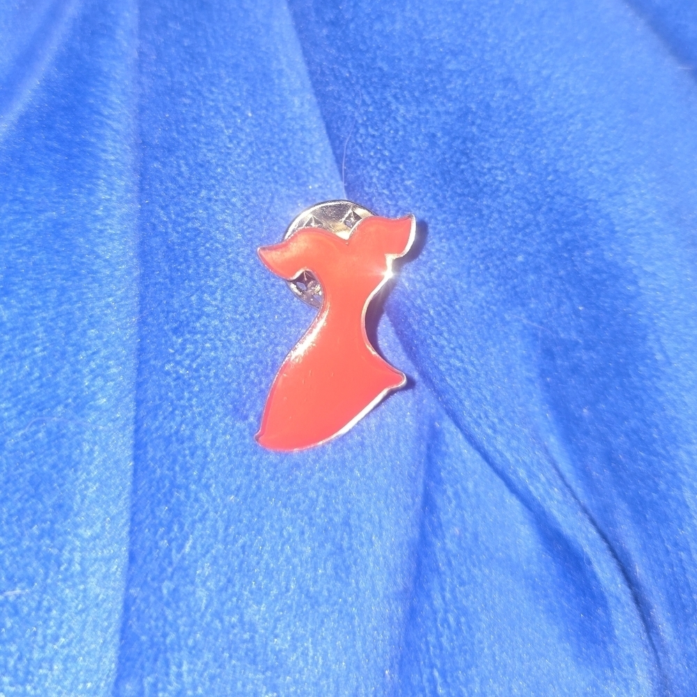 Heart Disease Red Dress Pin